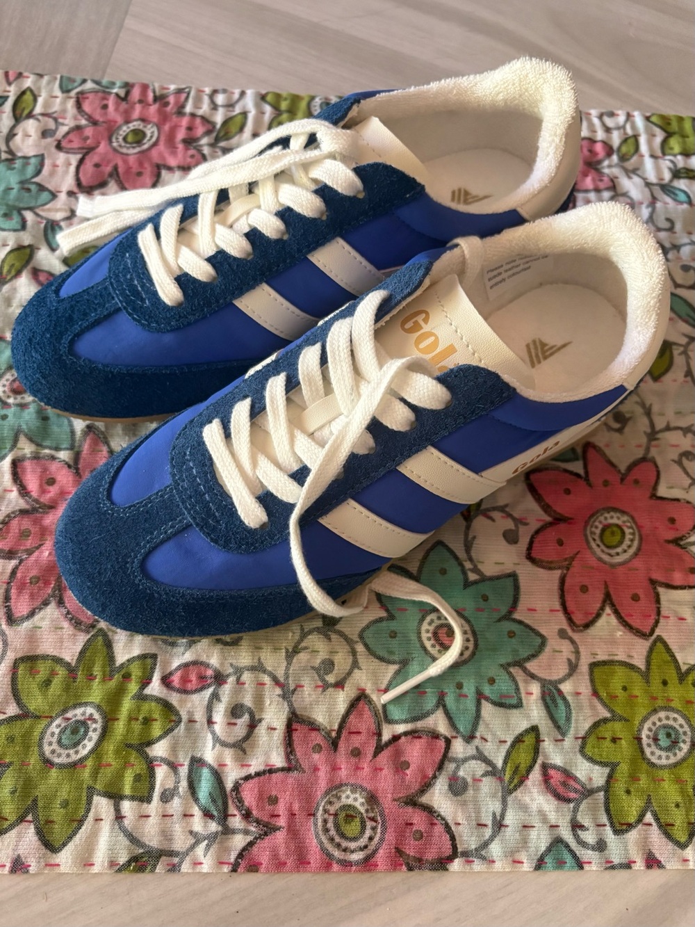 Gola Sprinter Sneakers Marine Blue, Off White